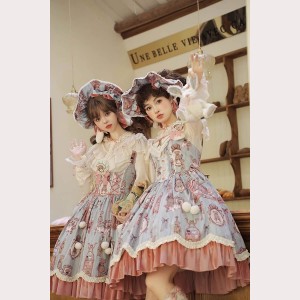 Teddy Bear Wall Sweet Lolita Dress JSK/ OP by Alice Girl (AGL96)